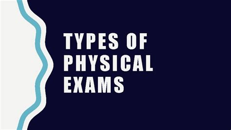 Physical Exams Types Techniques Equipment And Positions Medical