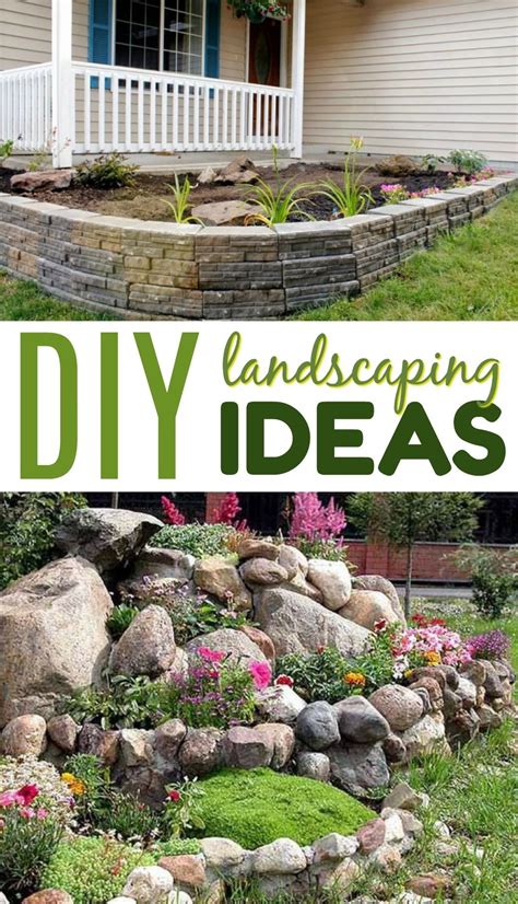 Diy Landscaping Ideas A Little Craft In Your Day Diy Landscaping