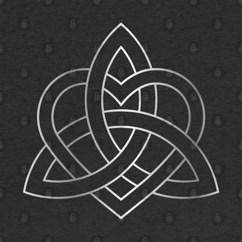 Celtic Trinity Knot Celtic Triquetra With Heart Celtic Knot