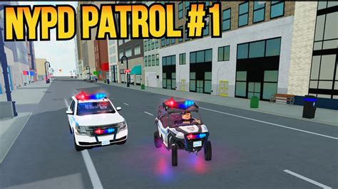 Nypd Patrol Policesim Nyc Roblox Youtube