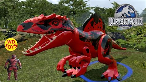 Jurassic World Lego Game Deadpool Hybrid Indominus Rex Custom Dino