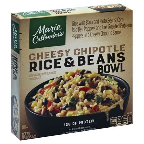 Easy enough for weeknight dinner! Marie Callender's Cheesy Chipotle Rice And Beans (11.5 oz ...