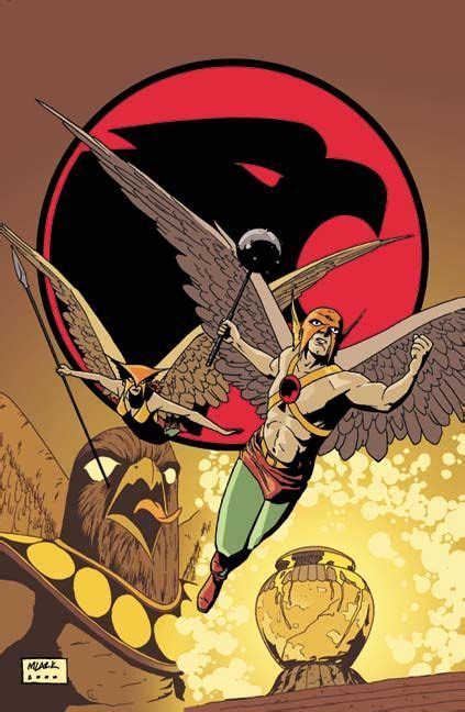 Hawkman And Hawkgirl By Michael Lark Personajes De Dc Comics Arte