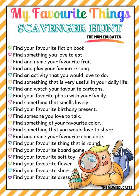 Printable Scavenger Hunt Ideas Web All Of The Printable Scavenger Hunts