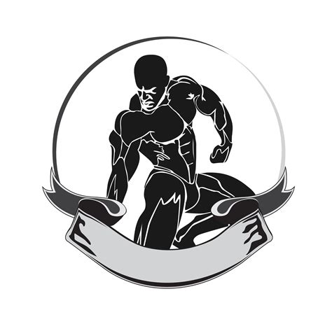 Bodybuilding Fitness Icon Illustrations Creative Market