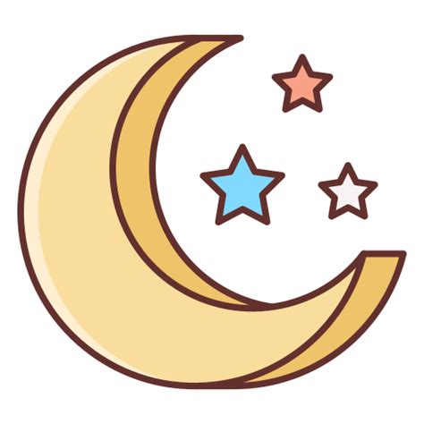 Night Flaticons Lineal Color Icon