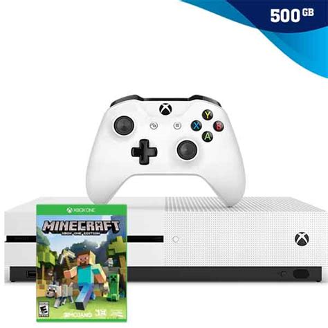 Microsoft Xbox One S 500gb Minecraft Gamestorehr