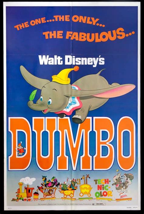 Dumbo 1941 Vintage Disney Posters Disney Movie Posters Dumbo Movie