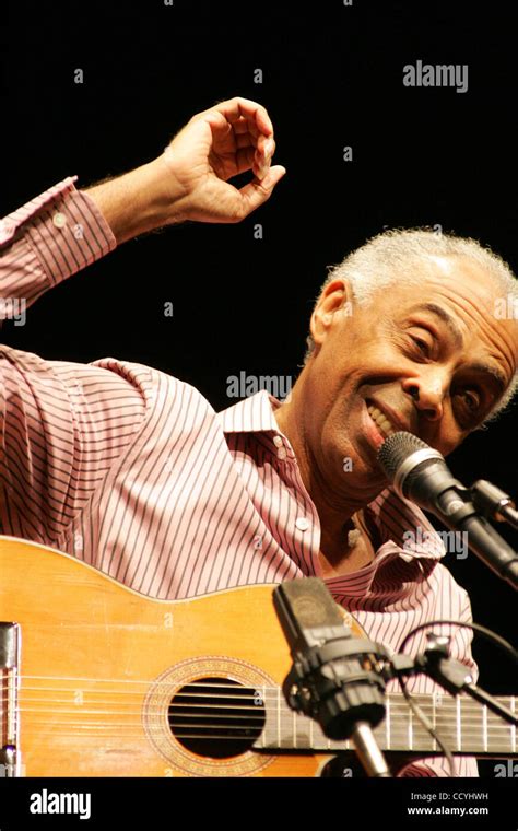 Brazilian Singer And Former Minister Of Culture Gilberto Gil Performs On Stage During The String