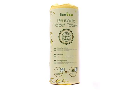 Our Bamboo Paper Roll Contains 20 Washable And Reusable Sheets Of