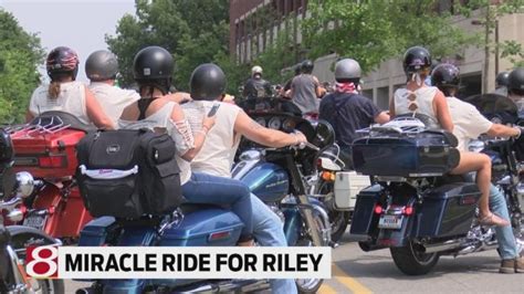 Motorcyclists Come Out For Riley Miracle Ride Wish Tv Indianapolis