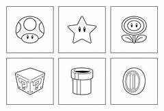 Printable Mario Power Ups Unleash The Coloring Power