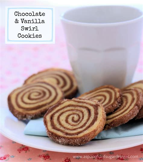 Chocolate And Vanilla Swirl Cookies A Spoonful Of Sugar