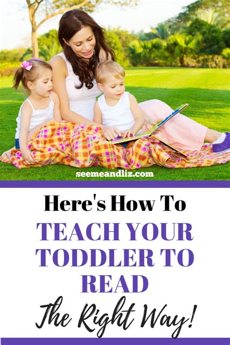 Teach Your Toddler To Read The Right Way Seeme And Liz Teaching