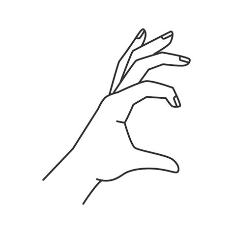 Premium Vector Hand Gesture Okay Sign Circle With Fingers