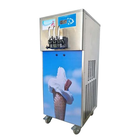 Jin Li Sheng Pump Fed Soft Serve Ice Cream Machine With Hopper Agitator Bq China