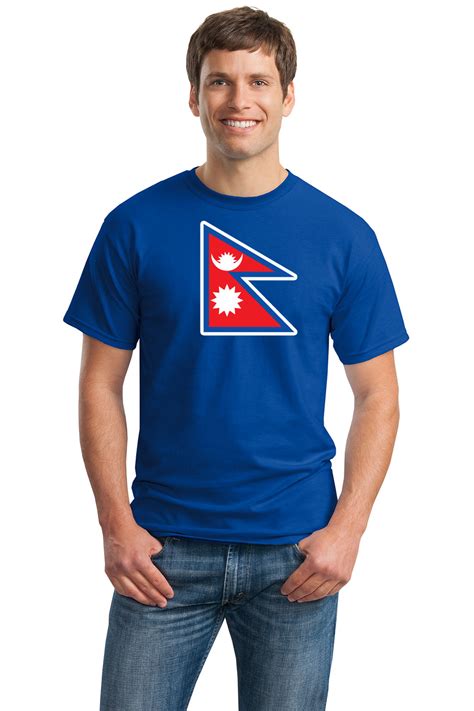 nepal flag adult unisex t shirt nepalese kathmandu himalaya nepali tee ebay