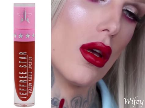 Jeffree Star Velour Liquid Lipstick Wifey Review Swatches Makeup And