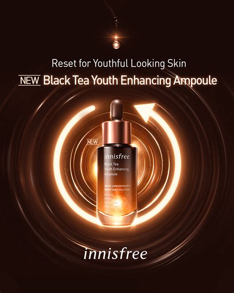 Innisfree Black Tea Youth Enhancing Ampoule 30ml Hermo Online Beauty