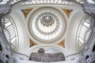 Presidential palace in kaunas interior (first floor). 'Main Dome and Ornate Ceiling in the Interior of the ...