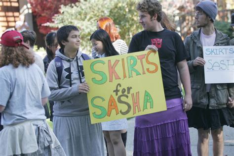Planet Trans Skirts For Sasha Draws Hundreds In Skirts In Oakland