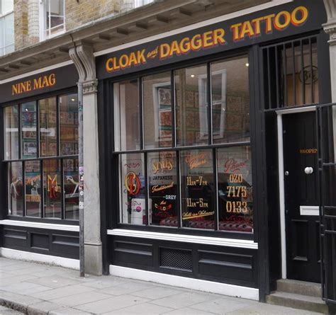 Tattoos London Cloak And Dagger Tattoo And Removal