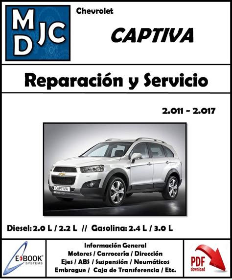 Chevrolet Captiva 2011 2017 Mdjc Manuales De Taller
