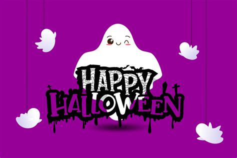 Happy Halloween Ghost Scary Art Design Graphic By Lionalstudio