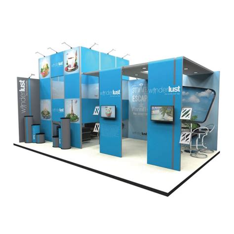 Large Vector Modular Exhibition Stand Discount Displays