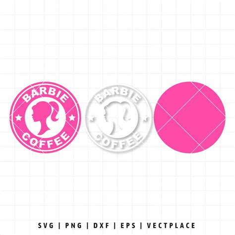 Barbie Coffee Svg Vectplace
