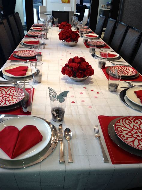 Valentines Event Decor 10 Valentine Table Set Up