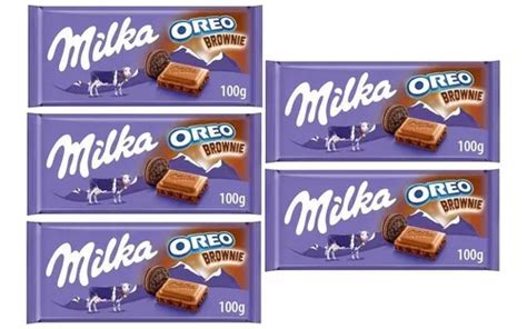 Kit 5 Chocolate Milka Oreo Brownie 100g MercadoLivre