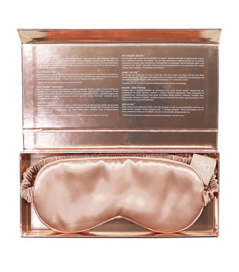 slip rose gold silk sleep mask harrods uk