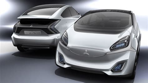 Mitsubishi Ca Miev Concept Hybrid Ecosafe Electric Cars City Cars