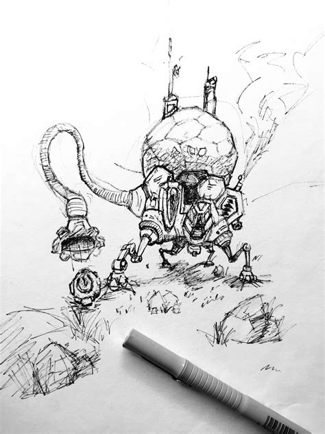 Sci Fi Sketches At Explore Collection Of Sci Fi