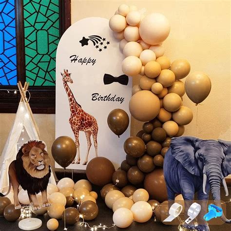 Buy Brown Balloon Garland Kit Arch Jungle Safari Theme Party