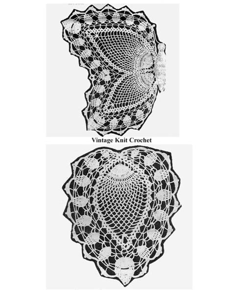Pineapple Crochet Butterfly Chair Set Pattern Alice Brooks 7111