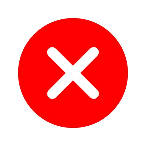 Red Cross Button In Round Shape 17350109 Png