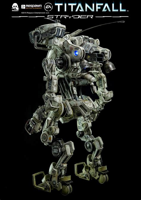 Toyhaven Threezero 20 Tall Titanfall Stryder Collectible Robot With 6