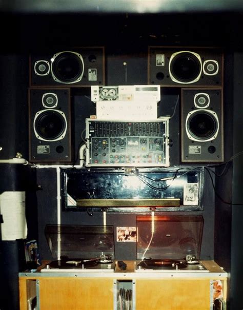 DJ Booth At The Hacienda Nightclub In Manchester 1983