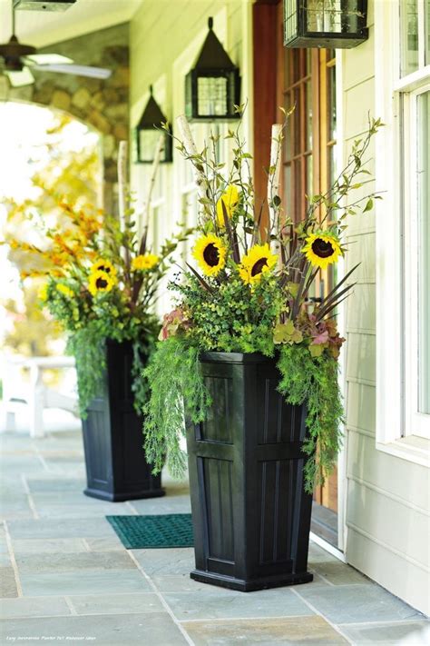 Round planter ideas, moving your container. 20 Pictures of Easy Inexpensive Planter Tall Makeover ...
