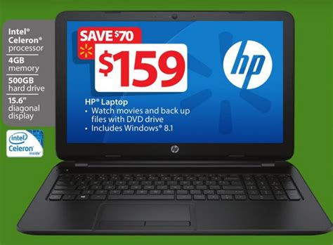 What Is The Rate Of Hp Laptop On Black Friday - Walmart's $159 Black Friday 2014 Laptop: HP "Black" 15-f004wm - Windows