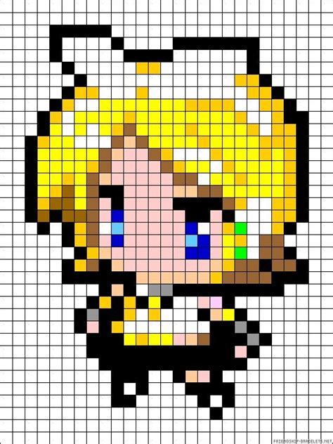 Vocaloid Pixel Art Template