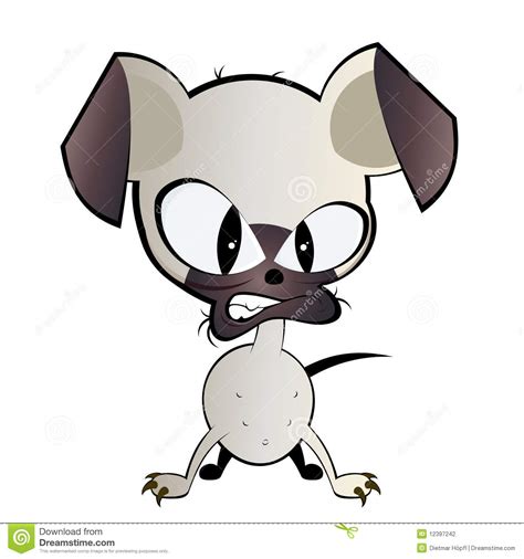 Mean dog illustration stock vector. Illustration of rendering - 12397242