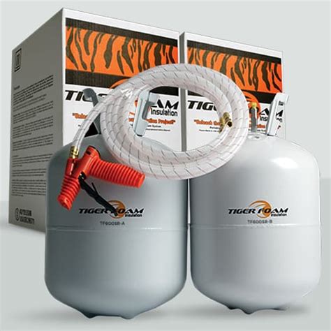 Jun 16, 2020 · spray foam insulation (sfi) is a mix of liquid chemicals that expand into a foam when sprayed into position, where it sets into an insulating layer. Tiger Foam | Spray Foam Insulation Kit | TF-600SR