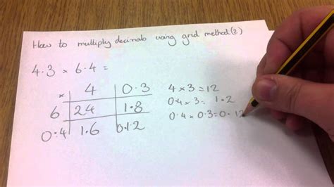 Watch the video explanation about multiplying decimals made easy! How to use grid method to multiply decimals 2 - YouTube