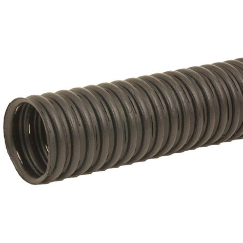 Unbranded 4 In X 10 Ft Corrugated Hdpe Drain Pipe Solid With Bell End