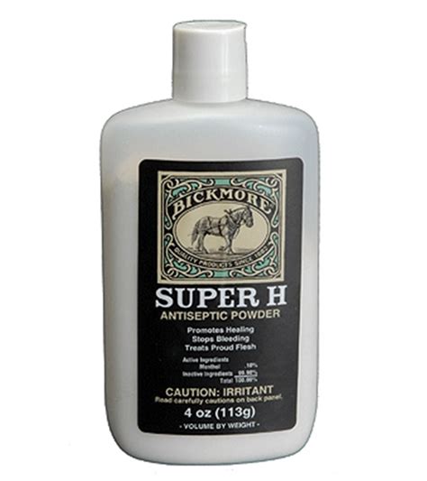 Bickmore Super H Antiseptic Powder 4 Oz Jacks Inc