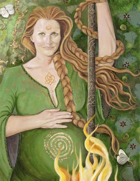 Brigid Celtic Goddess Of Fire Celtic Goddesses Celtic Mythology