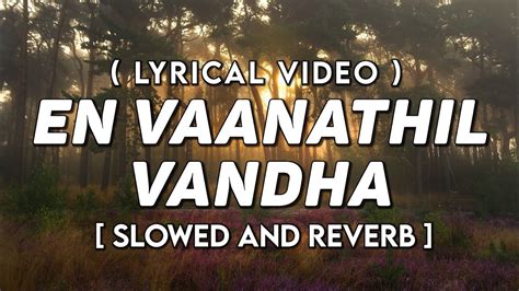 En Vaanathil Vandha Slowed And Reverb With Lyrics Liger Tamil